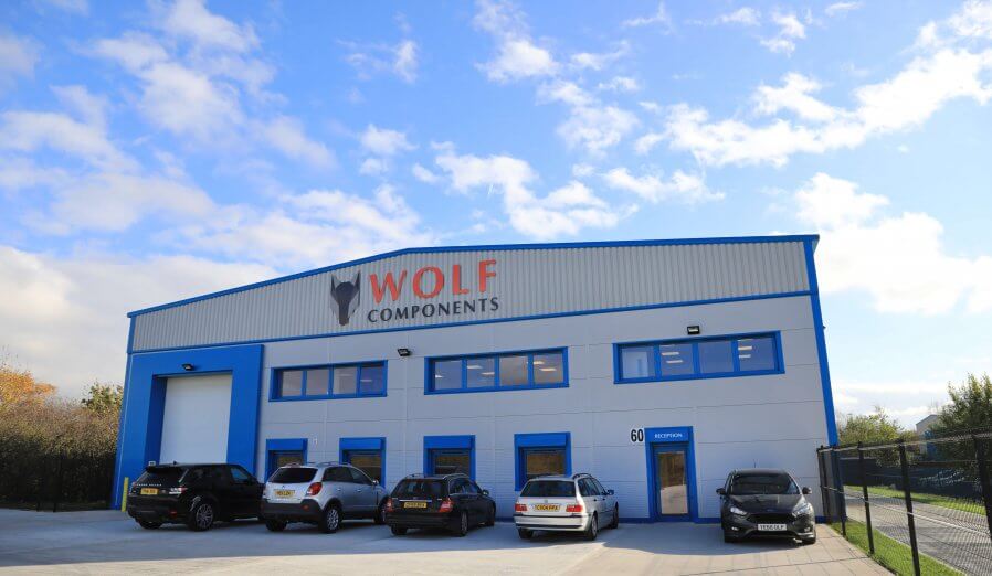 Wolf Components' purpose-built pocket springs facilities building exterior, a technologically advanced pocket springs supplier